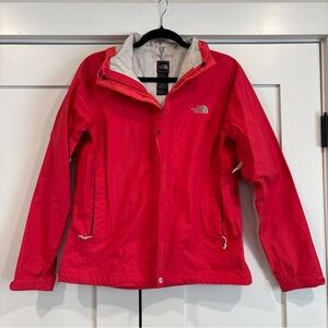 The North Face HyVent DT Rain Jacket Women's S Pink Full Zip Shell Lightweight